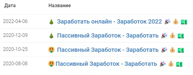 Прошлое название группы