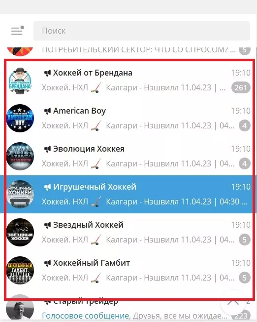 Одинаковые прогнозы на 6 каналах в телеграме
