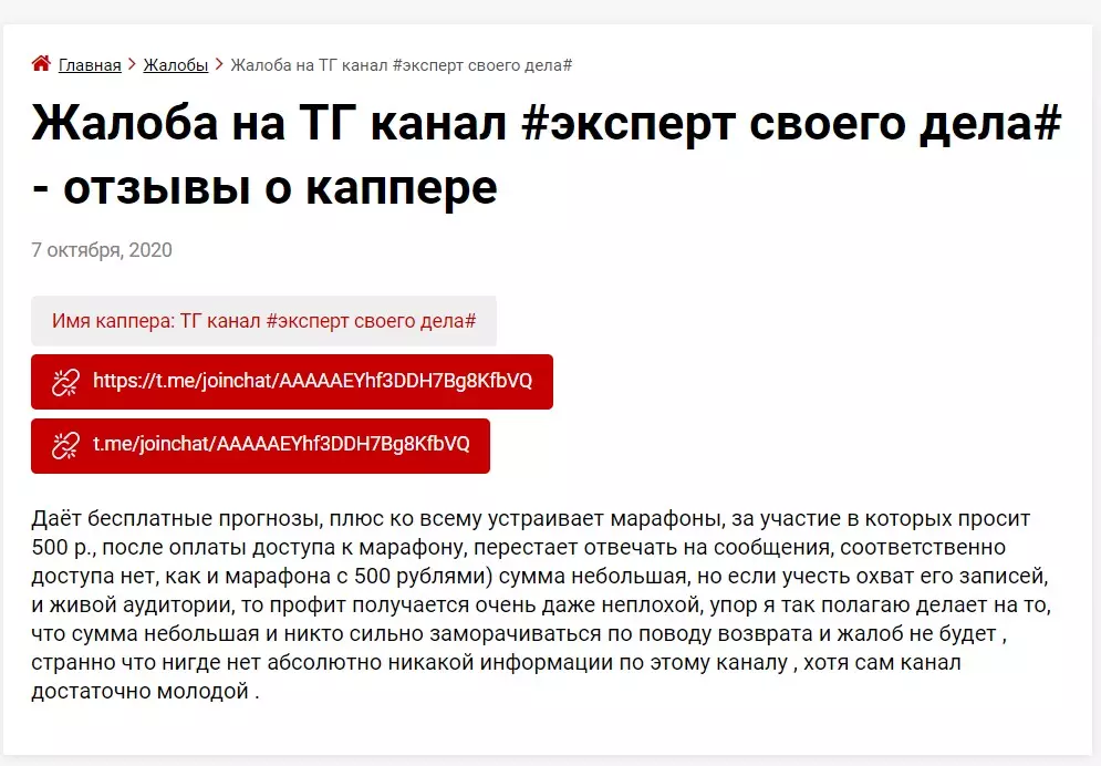 Эксперт своего дела телеграм отзывы