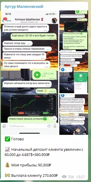 Суммы инвестирования