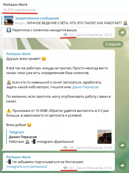 Анализ канала