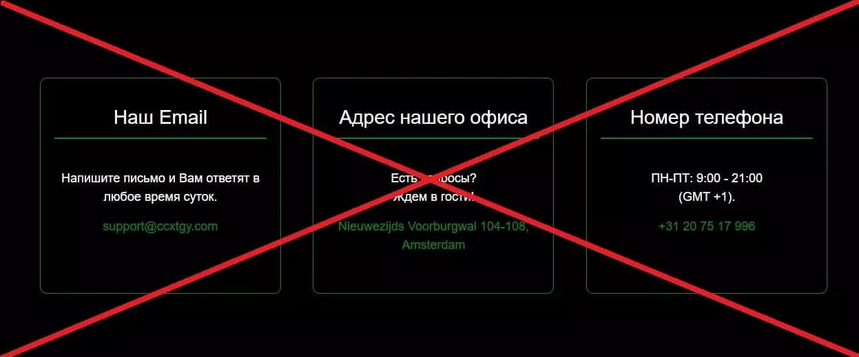 CCXTGY развод
