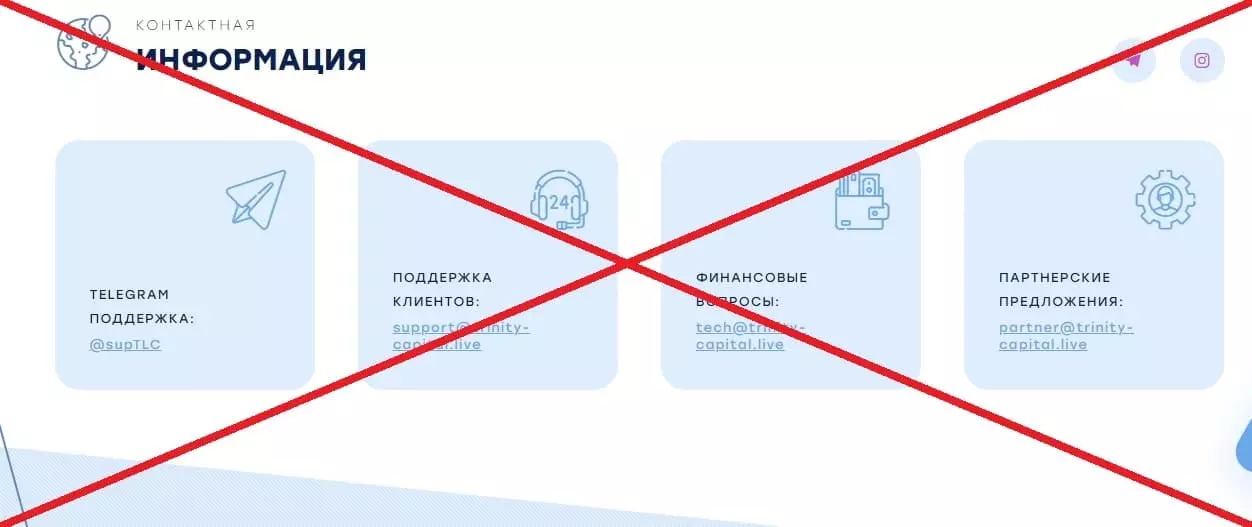Trinity Capital развод