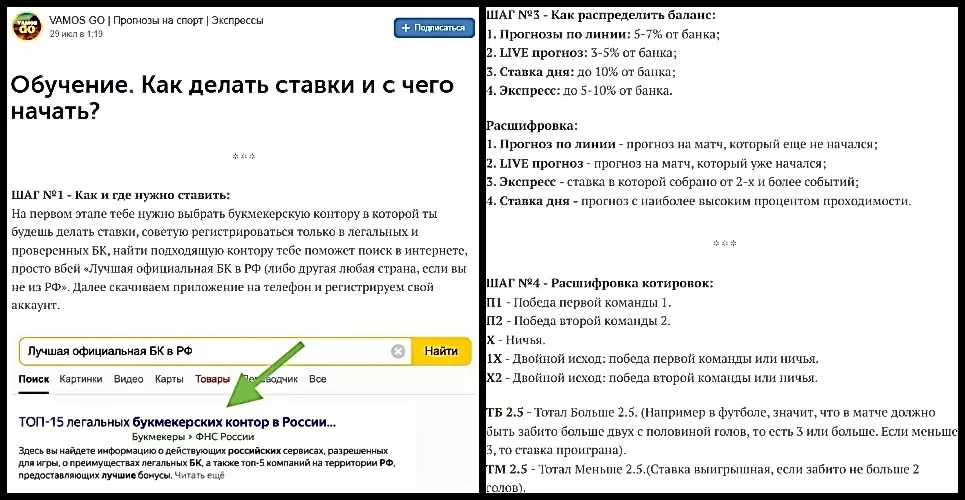 Обучение VAMOS GO