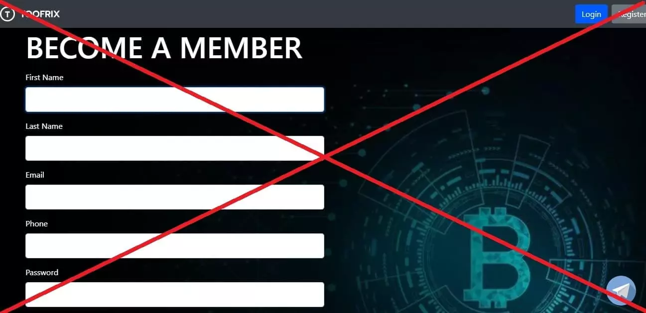 Toofrix обман