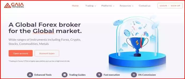 Gaia Trader — очередной банальный брокер-лохотронщик и развод. Можно ли доверять свои деньги? Обзор.