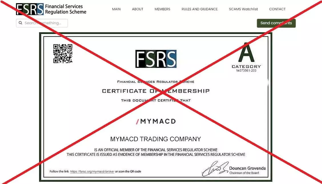 Mymacd развод