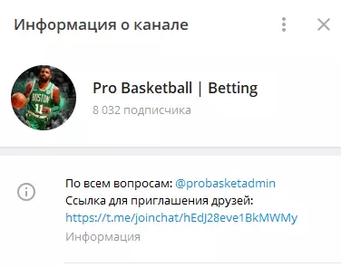 Информация о канале