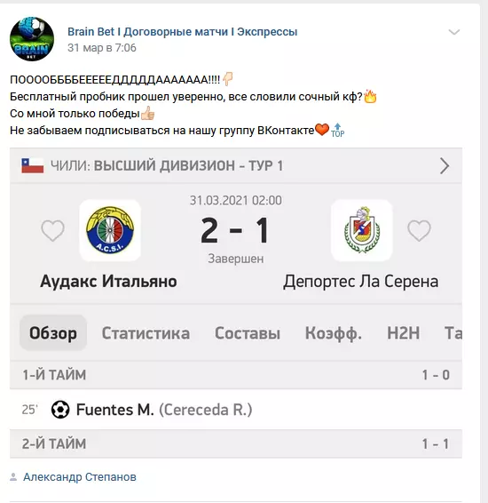 Используются бесплатные прогнозы