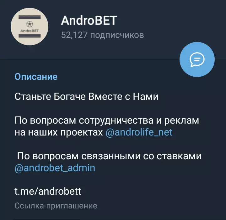 Количество подписчиков на канале