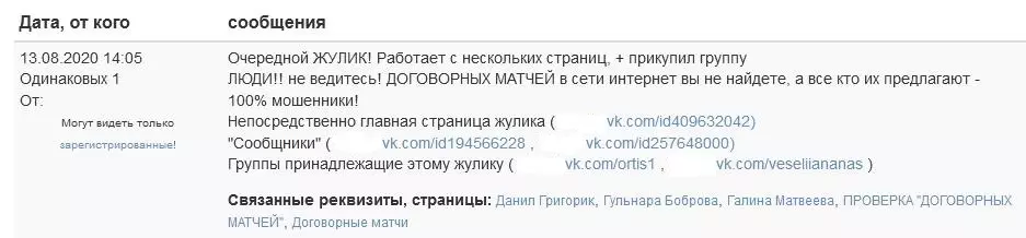 Негативные отклики