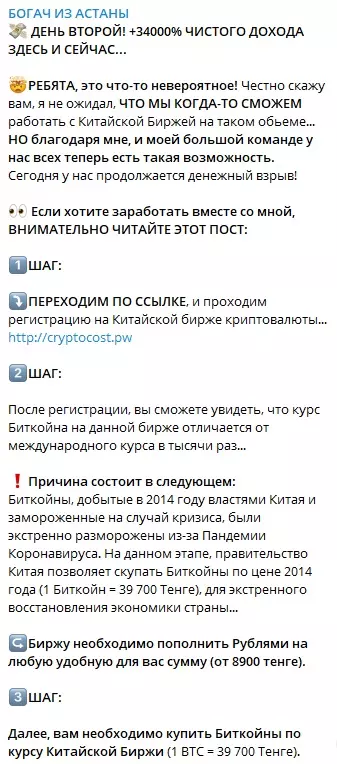 Схема заработка автора канала