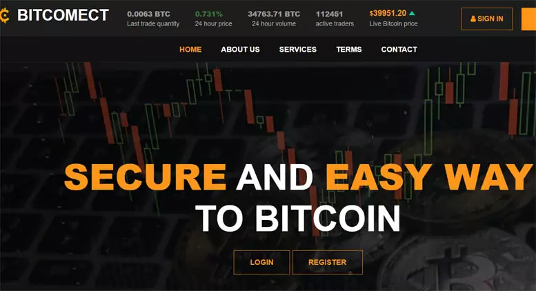 Bitcomect (bitcomect.com) — брокер с функцией хранения криптовалют оказался стандартным лохотроном. Отзывы