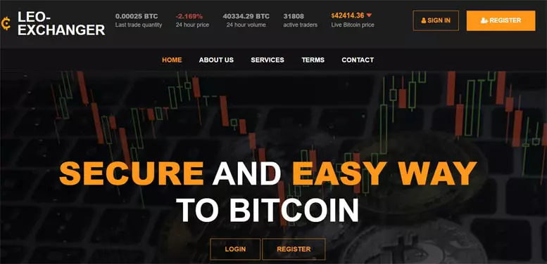 LEO-EXCHANGER (leo-exchanger.com) — криптообменный проект без обмена. Лохотрон и мошенничество. Отзывы