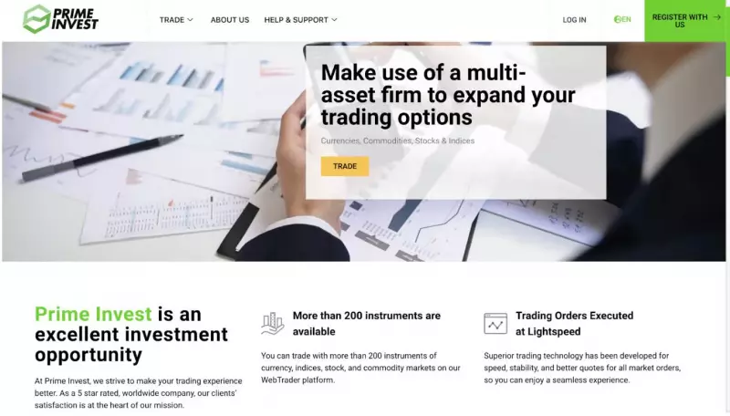 Prime Invest (primeinv.co) — опасный брокер для трейдинга. Лохотрон и мошенничество. Отзывы