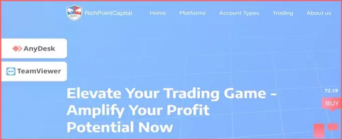 Rich Point Capital (richpointcapital.com) – брокер разводила без реального трейдинга и возможности вывести средства. Отзывы