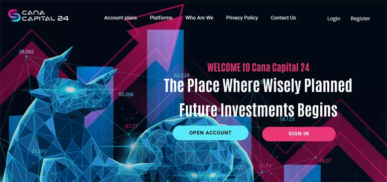 Cana Capital 24 (canacapital24.com) — очередной псевдоброкер. Признаки обмана и суть мошенничества. Отзывы