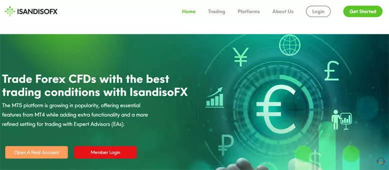 IsandisoFX (client.isandisofx.com, isandisofx.com) – очередные клоны мошеннического брокера. Отзывы клиентов