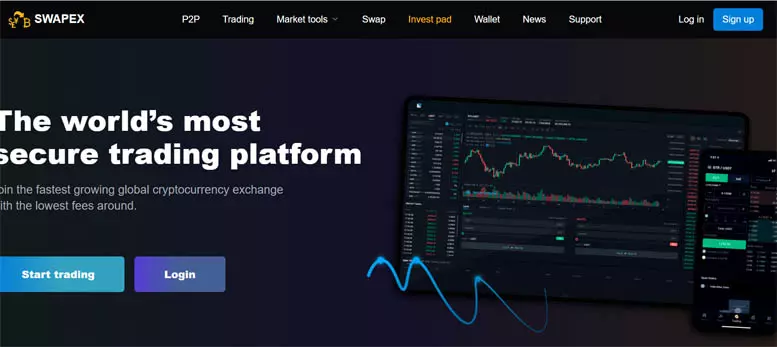 Swapex (swapex.icu) — разбираем новую мошенническую криптовалютную биржу. Отзывы инвесторов