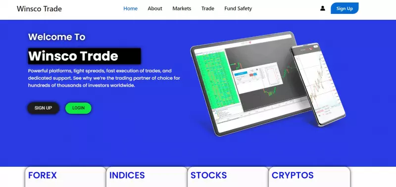 Winsco Trade — проект сотрудничать с которым может быть опасно. Скорее всего перед нами очередной лохотрон и развод. Обзор.