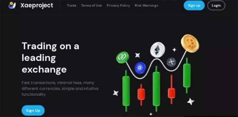Xaeproject (xaeproject.com) — новый развод с криптой на лжебирже. Суть мошенничества. Отзывы трейдеров