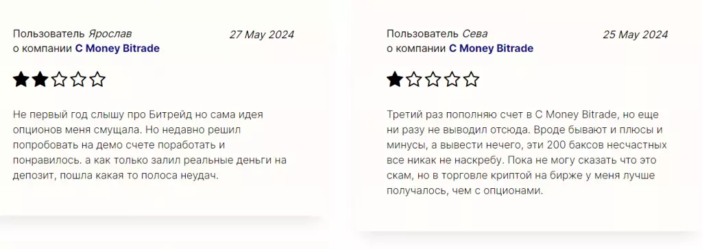 “Create Money Bitrade” отзывы