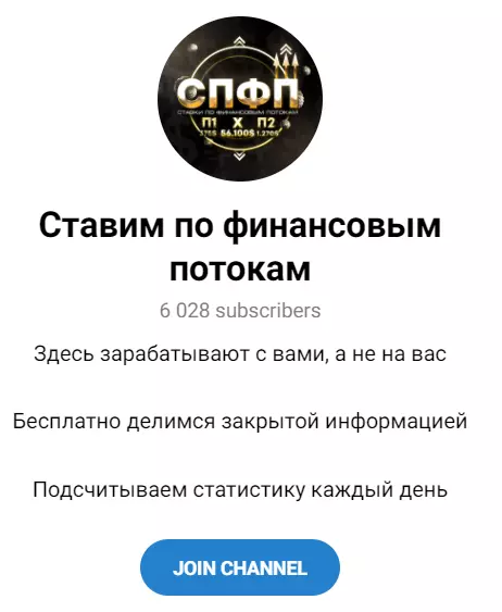 Внешний вид канала